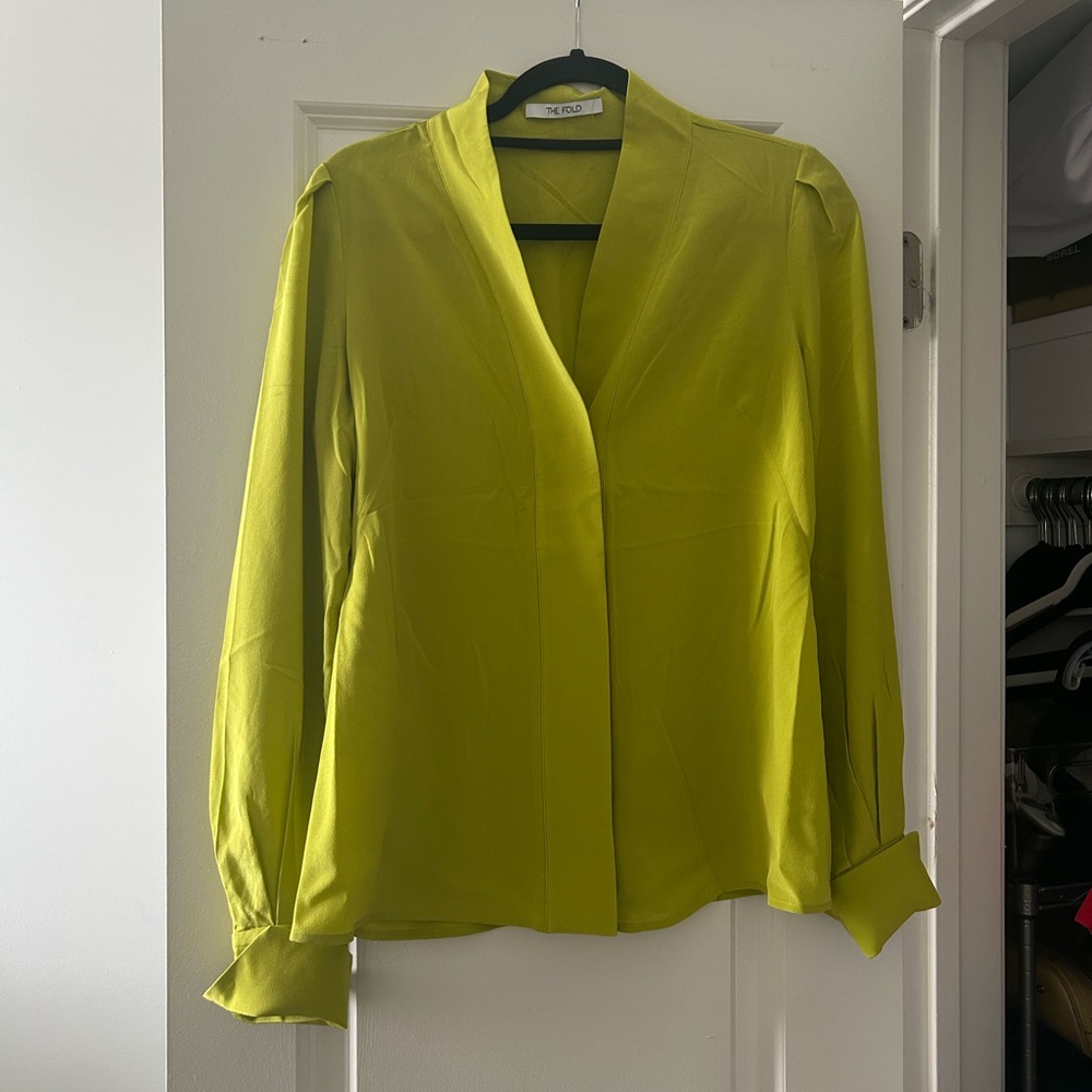 Like New The Fold Silk Blouse, US6